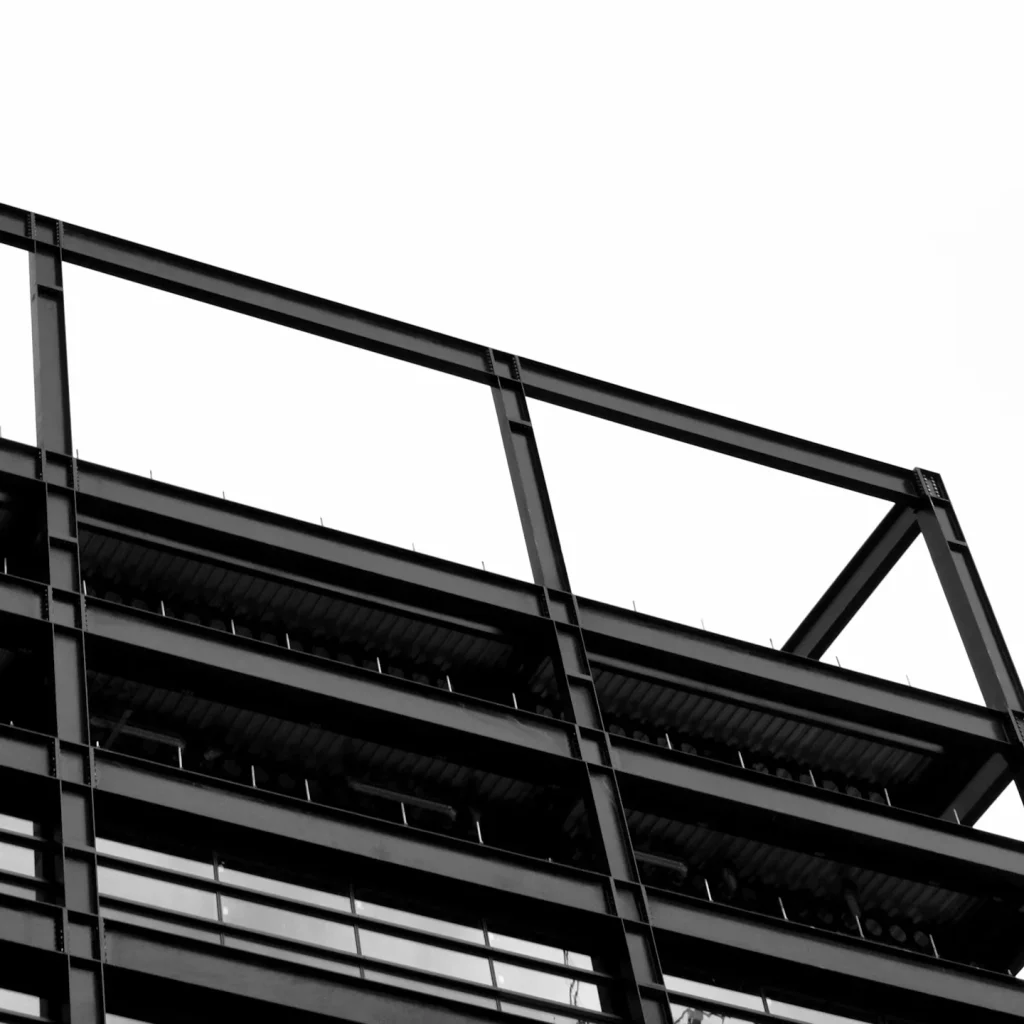 Photo of an in progress commercial construction project